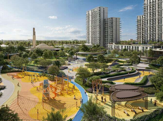 Emaar Hillsedge Community view