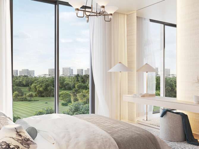 Golf Acres Bedroom space