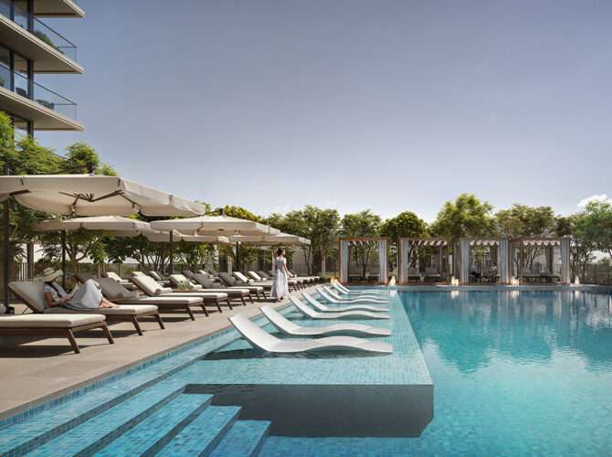 Golf Acres Pool area