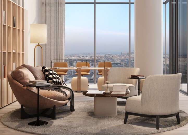 Verve City Walk Living area