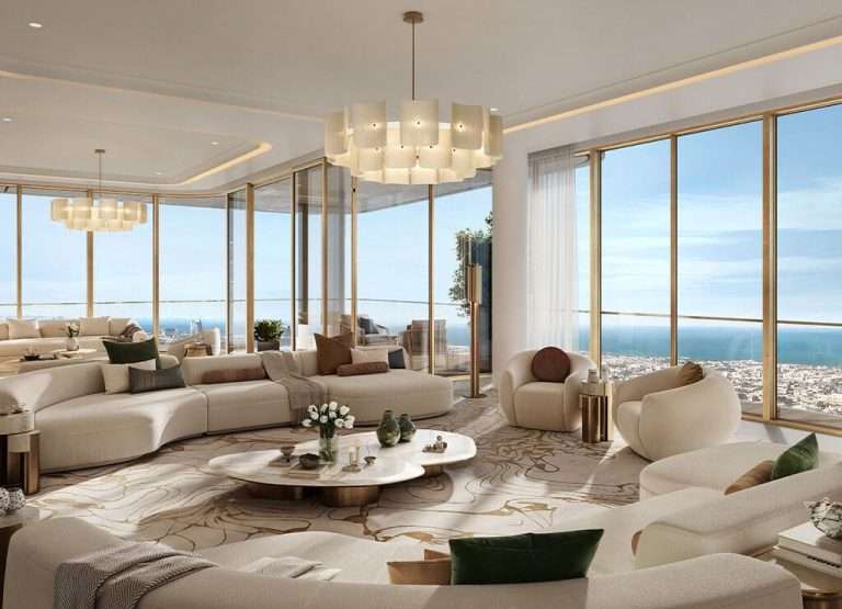 Living room with Sea Views